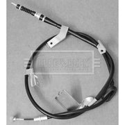 Borg & Beck Handbrake Cable Left Rear BKB3482