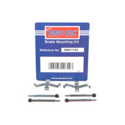 Borg & Beck Brake Pad Accessory Fitting Kit Rear BBK1193