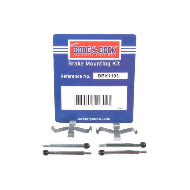 Borg & Beck Brake Pad Accessory Fitting Kit Rear BBK1193