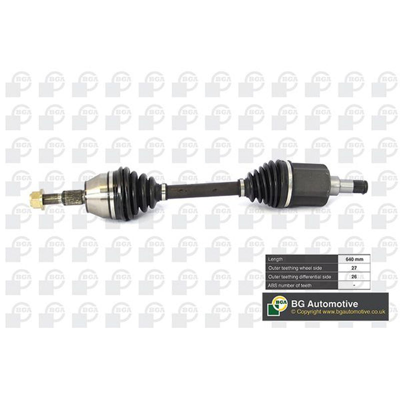 BGA CV Drive Shaft Driveshaft Front Left DS2350L