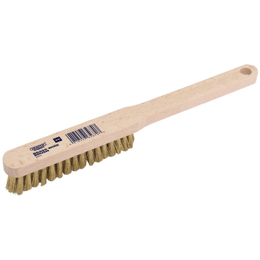Draper Expert Brass Fill Wire Hand Brush 225mm