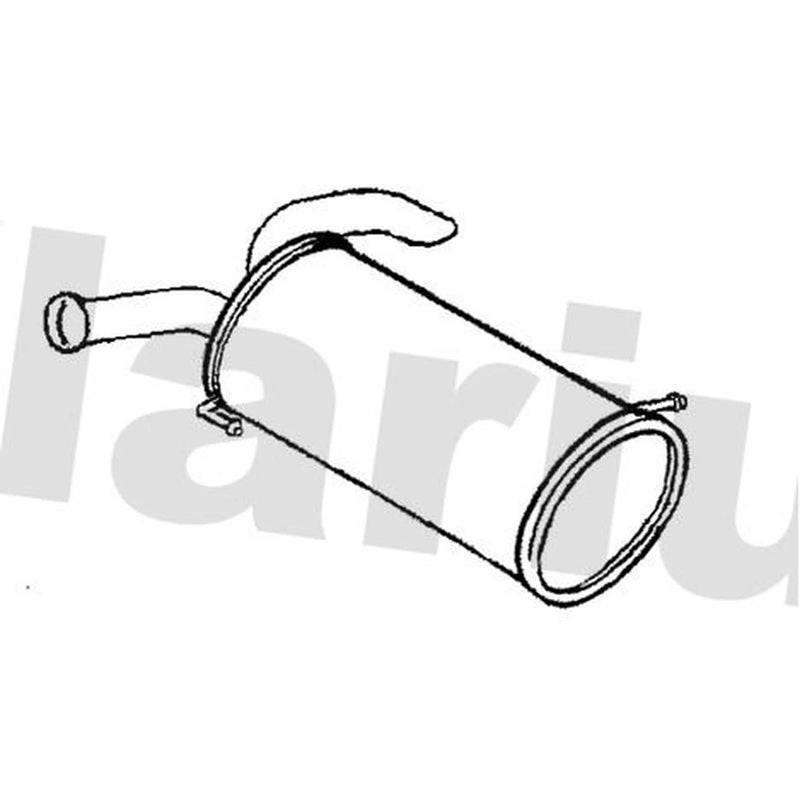 Klarius Box With Tail Pipe Rear KA81P