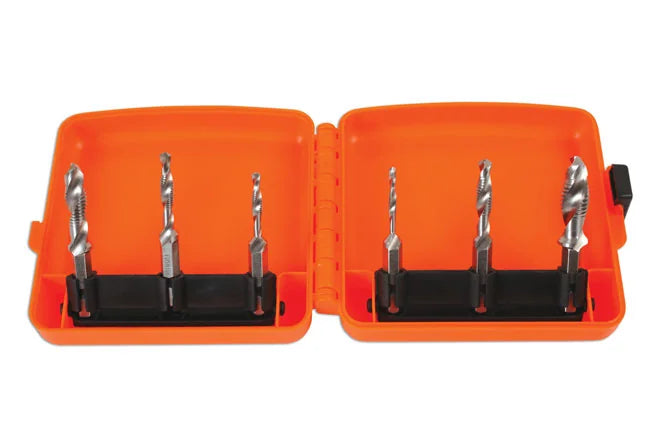 Laser Tools Drill, Tap & Deburr Bit Set 6pc - PL