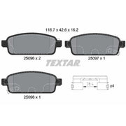 Textar Rear Brake Pad Set 2509606