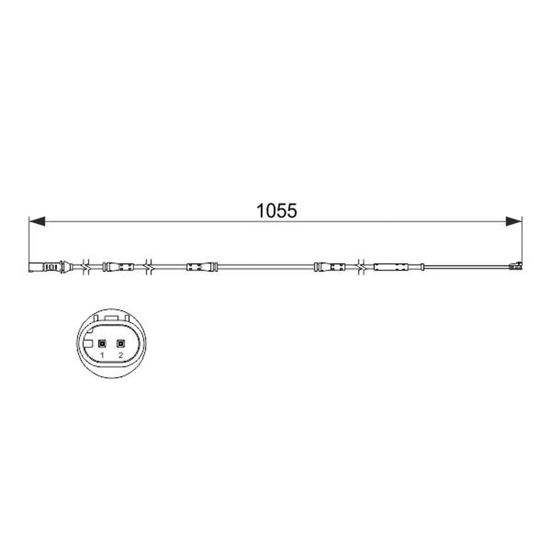 Bosch Brake Pad Wear Sensor Rear 1 987 473 508