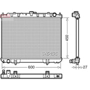 Denso Engine Radiator DRM46039