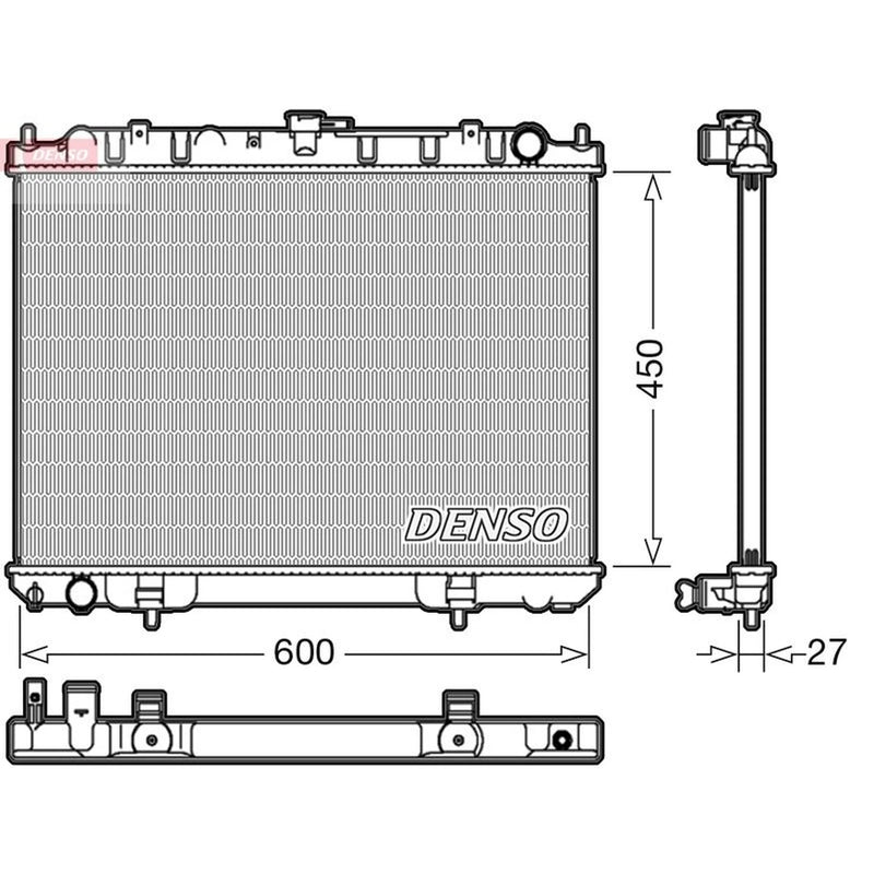 Denso Engine Radiator DRM46039