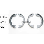 Textar Parking Brake Shoe Set 91078500
