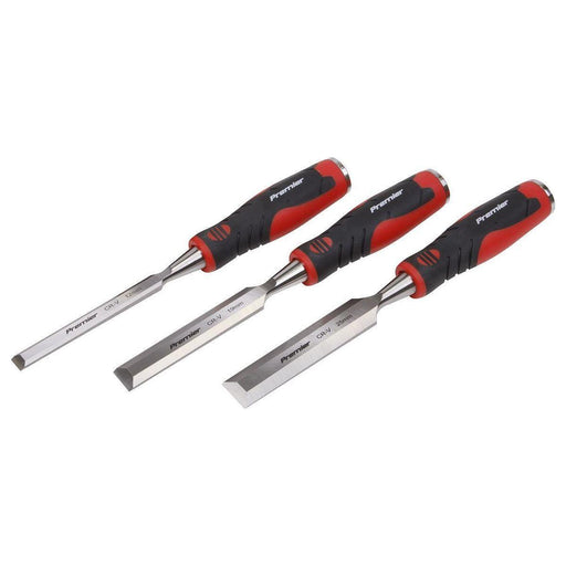 Sealey Hammer-Thru Wood Chisel 3pc Set AK9238 Sealey  - Town Parts