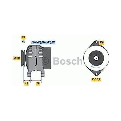 Bosch Reman Alternator (Hgv) 4720 0986047200 Bosch  - Town Parts