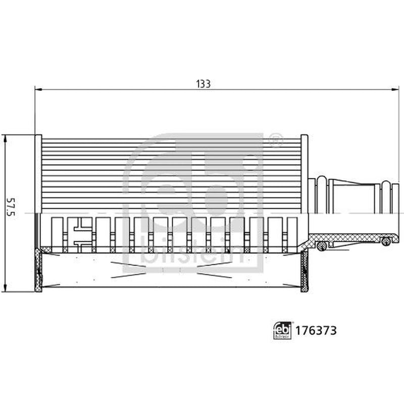 Febi Engine Oil Filter 176373