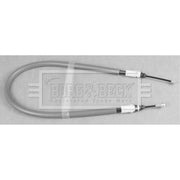 Borg & Beck Handbrake Cable Left Rear BKB3162