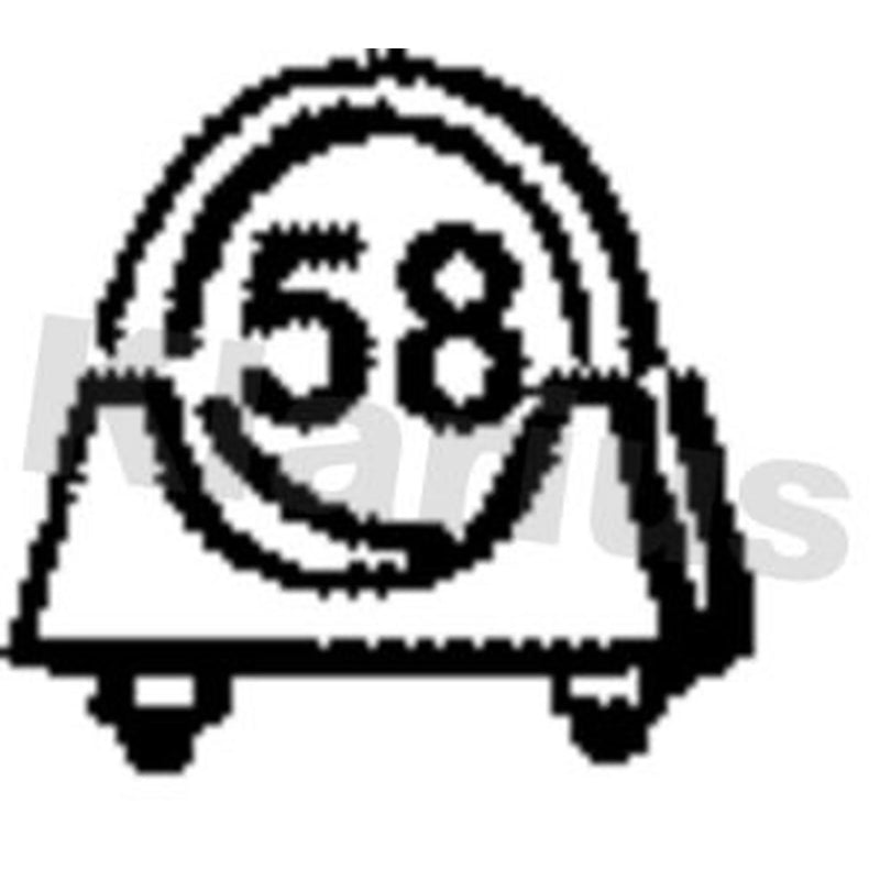 Klarius Exhaust System Clamping Piece OD ID Wide HDC10AT