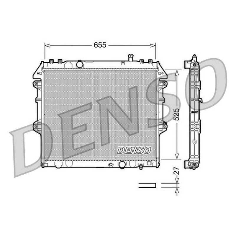 Denso Engine Radiator DRM50039