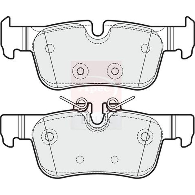 Apec Rear Brake Pad Set PD3750