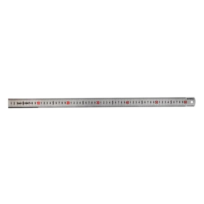 Faithfull Matt Silver Measuring Rule 150-1000mm