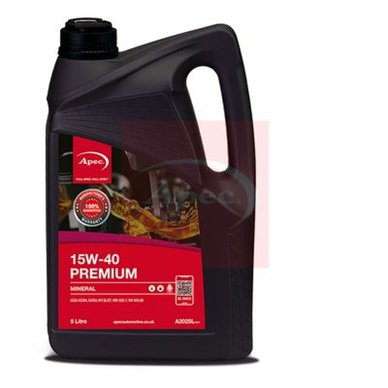 Apec Engine Oil 5L A3/B4 CF 15W-40 A2025L