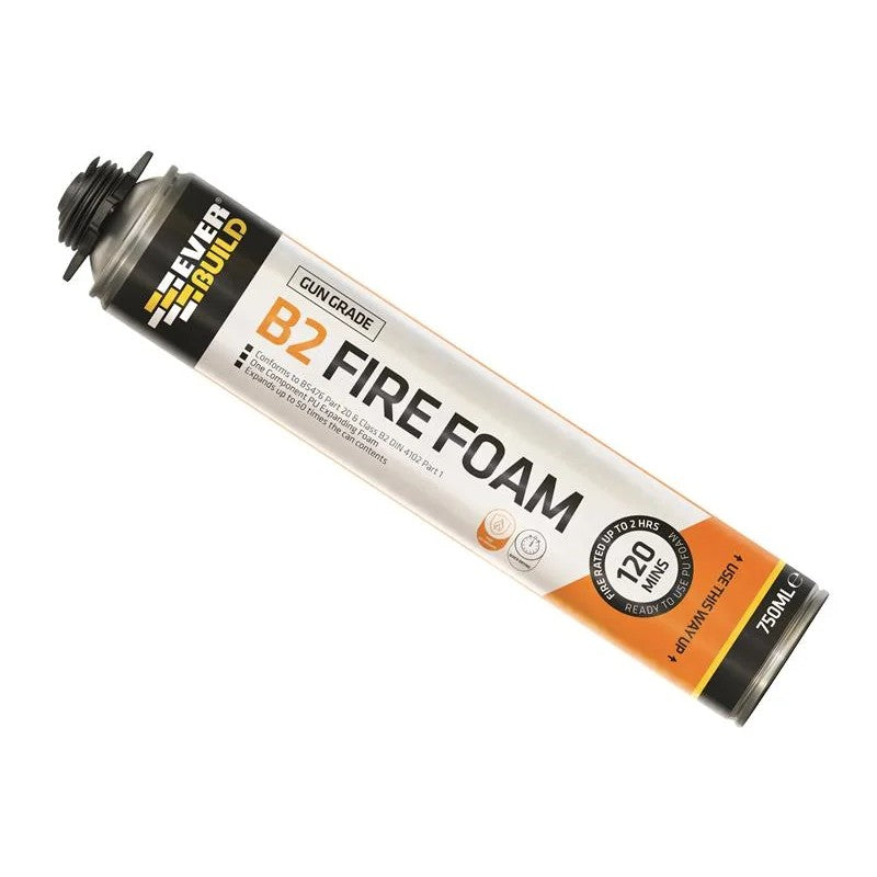 Everbuild Sika Fire Foam B2 Gun Grade Aerosol 750ml - 488718