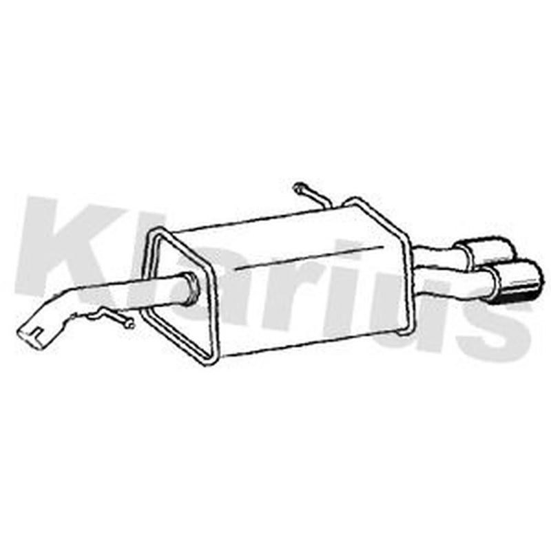 Klarius Box With Tail Pipe Rear CN776B