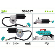 Valeo Front/Rear Wiper Motor Front 584657