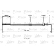 Valeo Diesel Engine Glow Plug 345120