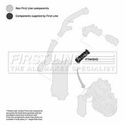 First Line Intercooler Turbo Charge Air Hose FTH1510