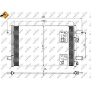 NRF Air Conditioning Condenser 35249