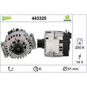 Valeo Car Alternator 12V 443325