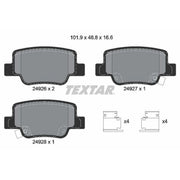 Textar Rear Brake Pad Set 2492601