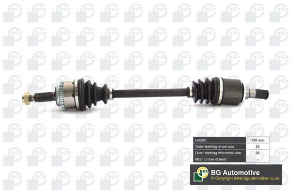 BGA CV Drive Shaft Driveshaft Front Left