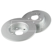 Borg & Beck 2 x Solid Rear Brake Discs BBD5390