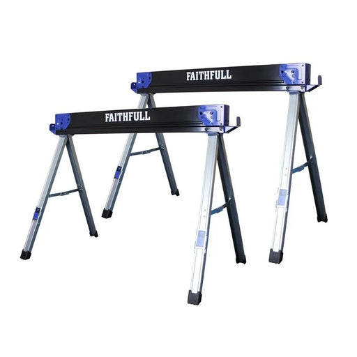 Faithfull Folding Saw Horse - Pair - FAISH1055