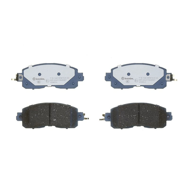 Brembo 4 x Front Brake Pad Set P56104E