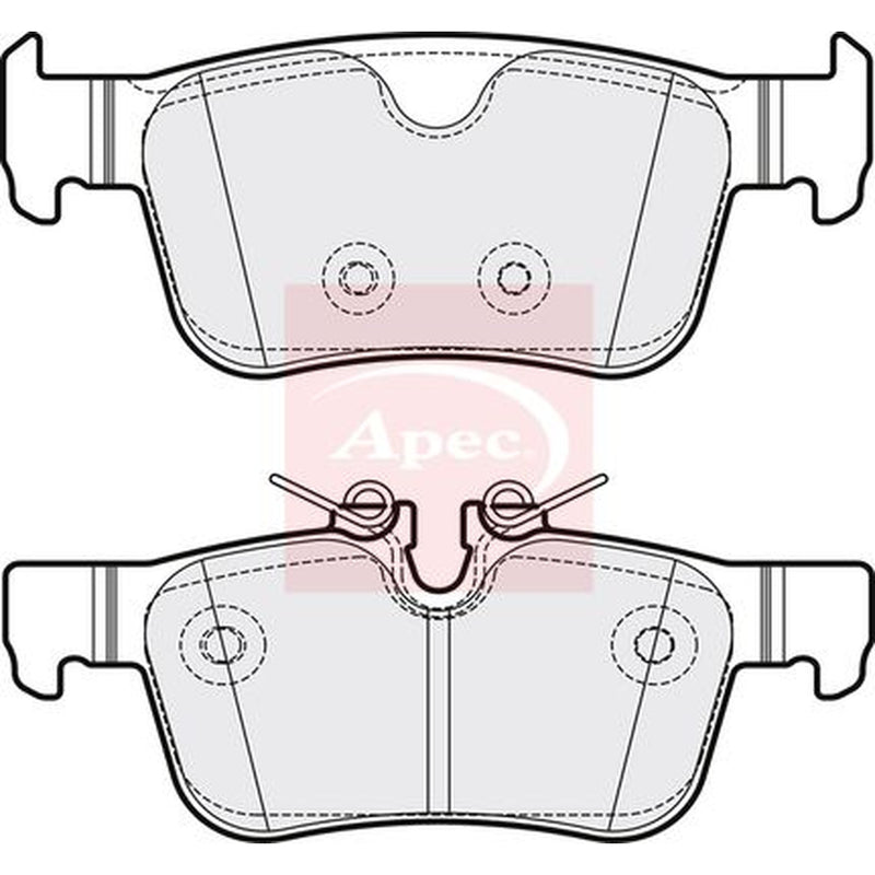 Apec Rear Brake Pad Set PAD2148