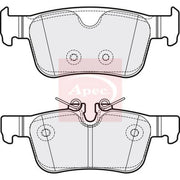 Apec Rear Brake Pad Set PAD2148