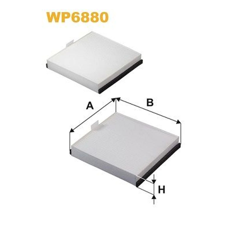 WIX Cabin Air Filter (Pollen Filter) WP6880