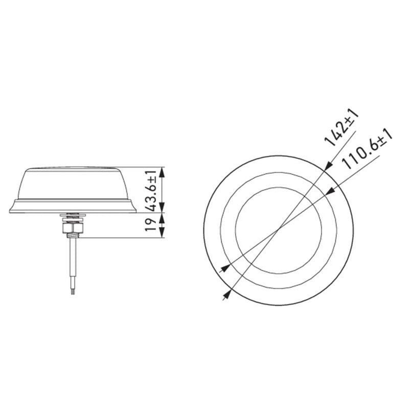 Hella Strobe-Type Beacon High 2XD 357 980-021