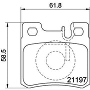 DON Rear Brake Pad Set PCP1232