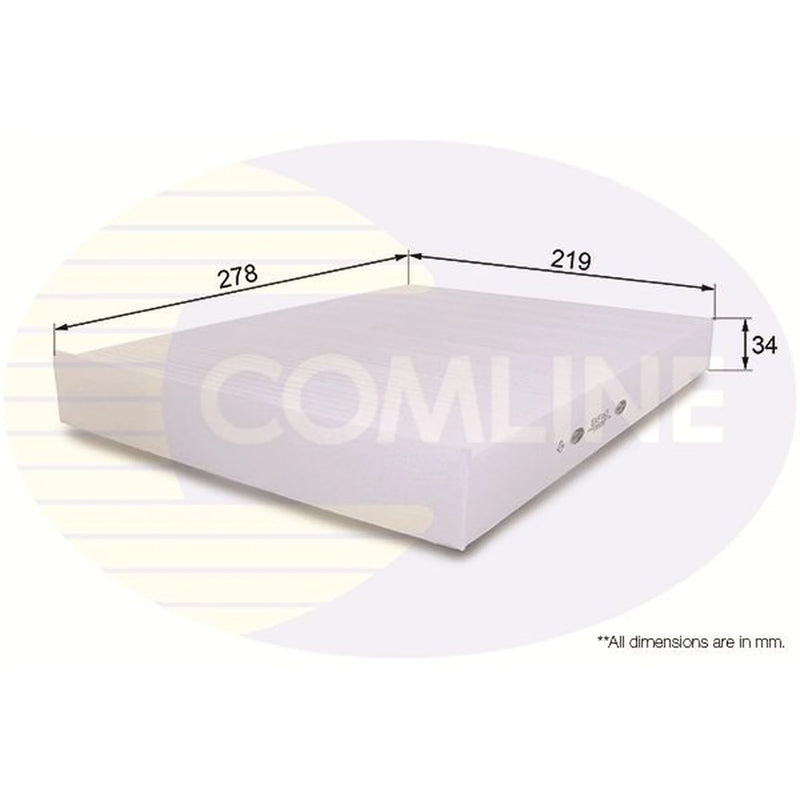 Comline Cabin Air Filter (Pollen Filter) EKF163