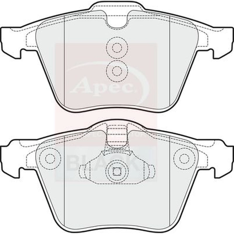 Apec Front Brake Pad Set PAD1494B