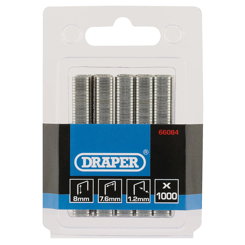 Draper Staple Gun Staples - Multi-Size Pack of 1000