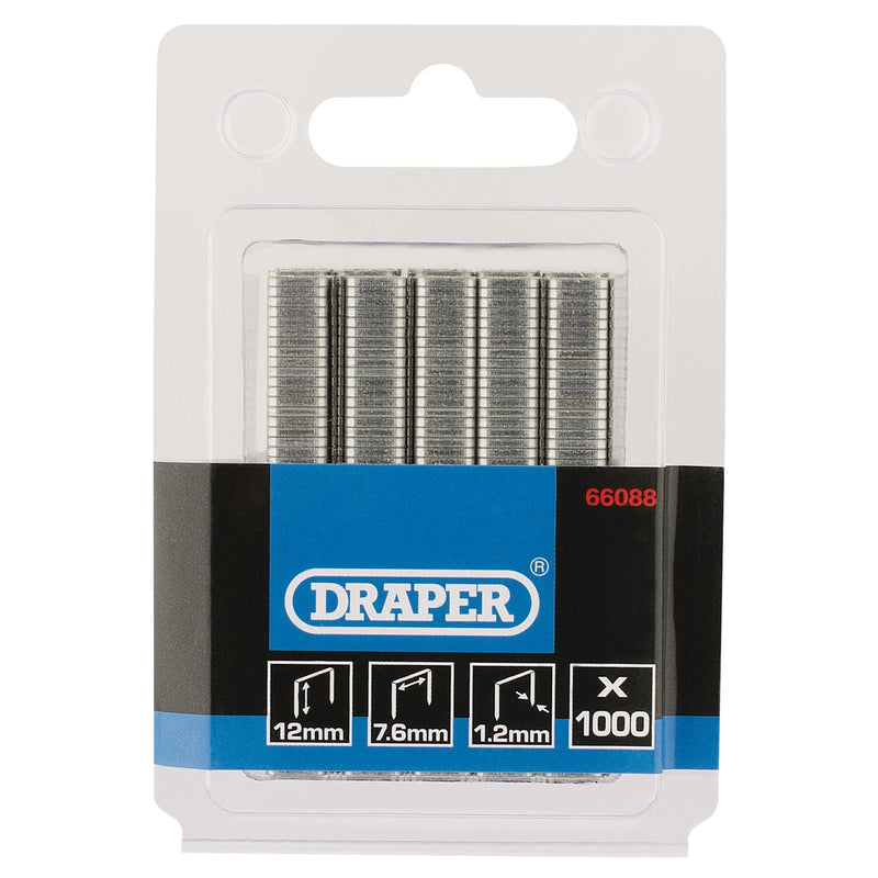 Draper Staple Gun Staples - Multi-Size Pack of 1000