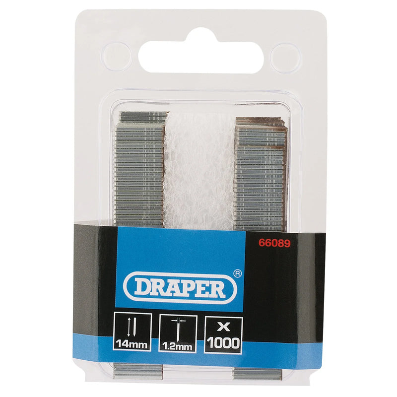 Draper Staple Gun Staples - Multi-Size Pack of 1000