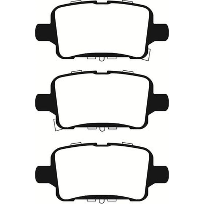 Abtex Rear Brake Pad Set PLU2308