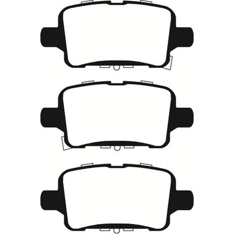 Abtex Rear Brake Pad Set PLU2308