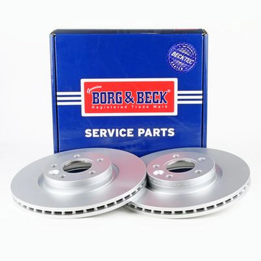 Borg & Beck 2 x Vented Front Brake Discs BBD5305