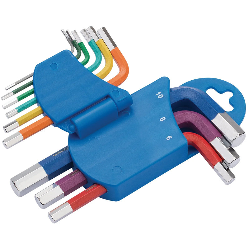 Draper Expert Hex Key Set 9 Piece Metric Short Arm