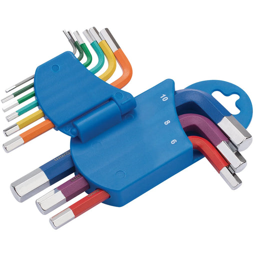 Draper Expert Hex Key Set 9 Piece Metric Short Arm