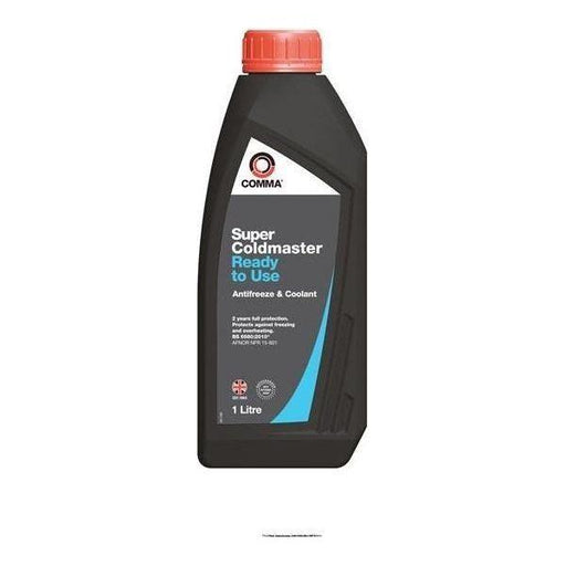 Comma Super Coldmaster Antifreeze & Coolant - Ready To Use - 1 Litre Comma  - Town Parts