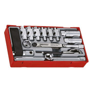 Teng Tools Oil Service Set TT1 16 Pieces 3/8" Drive